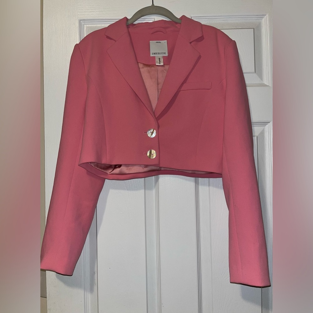 NWOT C/MEO Collective Cropped Blazer
